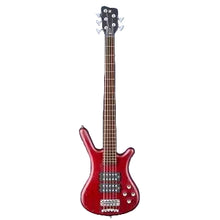 Load image into Gallery viewer, Warwick RockBass Corvette $$ | 5-String | Burgundy Red Transparent Satin