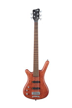 Load image into Gallery viewer, Warwick Pro Series Corvette Standard | 5 String | Active | Bubinga | Natural Transparent Satin | Lefthand