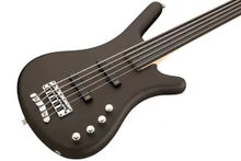 Load image into Gallery viewer, Warwick RockBass Corvette Basic | 5-String | Nirvana Black Transparent Satin | Fretless