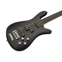Load image into Gallery viewer, Warwick RockBass Streamer LX | 4-String | Solid Black High Polish | Fretless