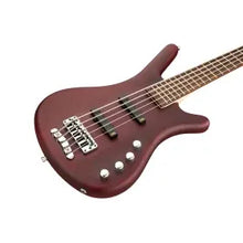 Load image into Gallery viewer, Warwick RockBass Corvette Basic | 5-String | Burgundy Red Transparent Satin