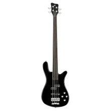 Load image into Gallery viewer, Warwick RockBass Streamer LX | 4-String | Solid Black High Polish | Fretless