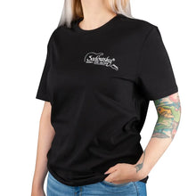 Load image into Gallery viewer, Sadowsky - White Embroidered Logo T-Shirt, Black