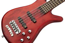 Load image into Gallery viewer, Warwick Pro Series Streamer Stage I | 5 String | Burgundy Red Transparent Satin