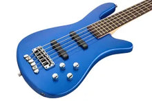 Load image into Gallery viewer, Warwick RockBass Streamer LX | 5-String | Blue Metallic High Polish
