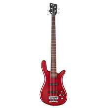 Load image into Gallery viewer, Warwick Pro Series Streamer LX | 5 String | Burgundy Red Transparent Satin