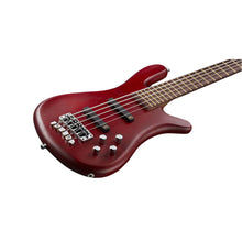 Load image into Gallery viewer, Warwick Pro Series Streamer LX | 5 String | Burgundy Red Transparent Satin