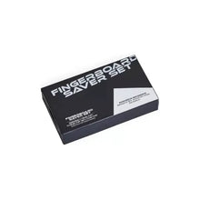 Load image into Gallery viewer, RockCare Fingerboard Saver Set for narrow - medium and jumbo frets 2 pcs of each + Sanding Block