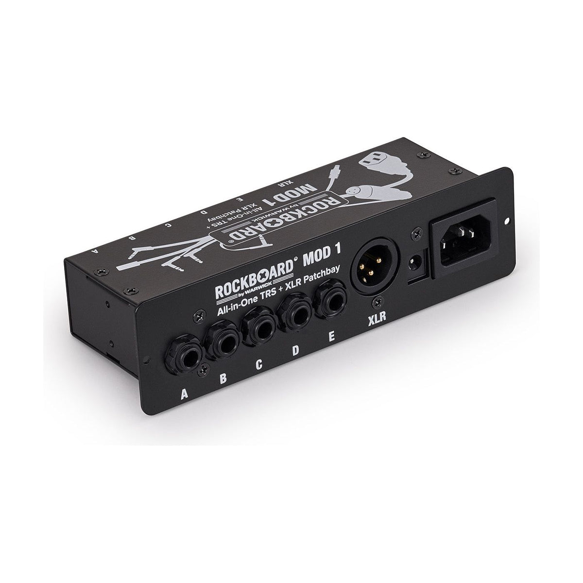 RockBoard MOD 1 V2 - All-in-One TRS & XLR - IEC & Barrel Patchbay