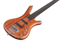 Load image into Gallery viewer, Warwick Pro Series Corvette Standard | 5 String | Active | Bubinga | Natural Transparent Satin | Fretless