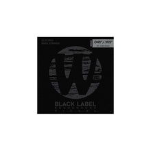 Load image into Gallery viewer, Warwick Black Label Bass String Set | 4-String | Nickel-Plated Steel