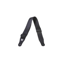 Load image into Gallery viewer, Warwick Synthetic Leather Bass Strap - Black