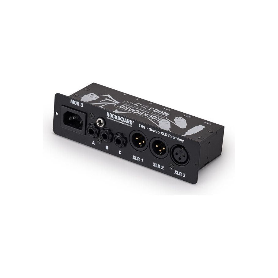 RockBoard MOD 3 V2 - All-in-One TRS & XLR Patchbay for Vocalists