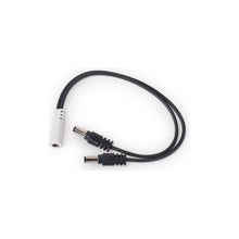 Load image into Gallery viewer, RockBoard Power Ace Current Doubler Y Cable - 2 x 2.1 x 5.5 mm barrel plug (parallel) to 2.1 x 5.5 mm barrel socket