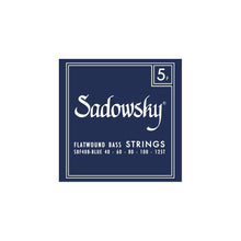 Load image into Gallery viewer, Sadowsky Blue Label Bass String Sets | Flatwound | Stainless Steel | 4-String