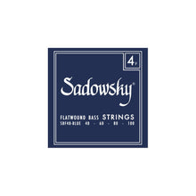 Load image into Gallery viewer, Sadowsky Blue Label Bass String Sets - Stainless Steel | Flatwound | 4 String