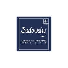 Load image into Gallery viewer, Sadowsky Blue Label Bass String Sets - Stainless Steel | Flatwound | 4 String