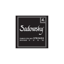 Load image into Gallery viewer, Sadowsky Black Label Bass String Sets | Stainless Steel | 4-String