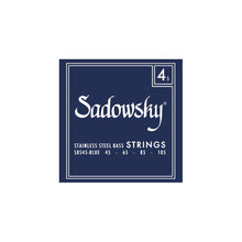 Load image into Gallery viewer, Sadowsky Blue Label Bass String Sets | Stainless Steel | 4-String