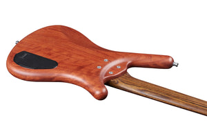Warwick Pro Series Corvette Standard | 5 String | Active | Bubinga | Natural Transparent Satin | Lefthand