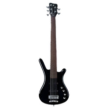 Load image into Gallery viewer, Warwick RockBass Corvette Basic | Medium Scale | 5 String | Solid Black High Polish
