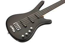 Load image into Gallery viewer, Warwick RockBass Corvette Basic | 4-String | Nirvana Black Transparent Satin | Fretless

