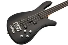 Load image into Gallery viewer, Warwick RockBass Streamer LX | 4-String | Solid Black High Polish | Fretless
