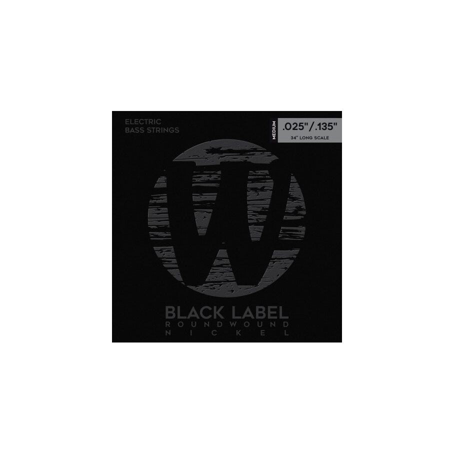 Warwick Black Label Bass String Set | 6-String | Nickel