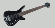 Load image into Gallery viewer, Warwick RockBass Corvette Basic | Medium Scale | 5 String | Solid Black High Polish
