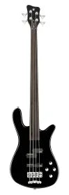 Warwick RockBass Streamer LX | 4-String | Solid Black High Polish | Fretless