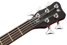Load image into Gallery viewer, Warwick Pro Series Streamer Stage I | 5 String | Burgundy Red Transparent Satin
