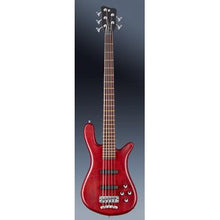 Load image into Gallery viewer, Warwick Pro Series Streamer LX | 5 String | Burgundy Red Transparent Satin
