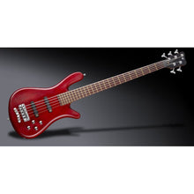 Load image into Gallery viewer, Warwick Pro Series Streamer LX | 5 String | Burgundy Red Transparent Satin
