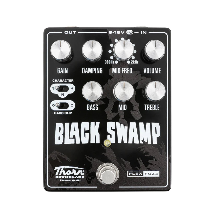 THORN SOUNDLAB BLACK SWAMP Effects Pedal | Flex Fuzz