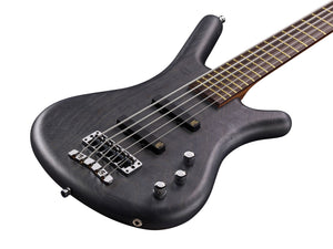 Warwick Pro Series Corvette Standard | 5 String | Active | Ash | Nirvana Black Transparent Satin