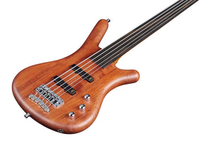 Warwick Pro Series Corvette Standard | 5 String | Active | Bubinga | Natural Transparent Satin | Fretless
