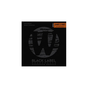 Warwick Black Label Acoustic Bass String Sets | Phosphor Bronze