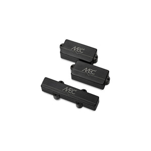 MEC Active P/J-Style Bass Pickup Set, Metal Cover, 4 String
