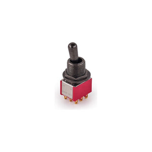 MEC Maxi Toggle Switch - Short Solder Lugs - ON/ON - 3PDT