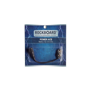 RockBoard Power Ace Battery Clip Converter - 9V battery clip to 2.1 x 5.5 mm barrel socket