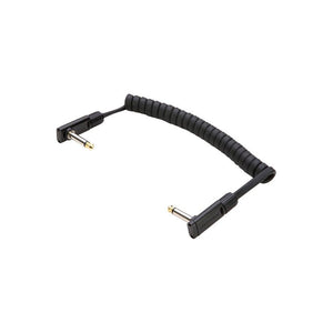 RockBoard Black Coiled Series Flat Patch Cable