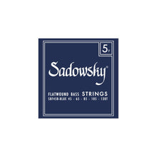 Load image into Gallery viewer, Sadowsky Blue Label Bass String Sets - Stainless Steel, Flatwound
