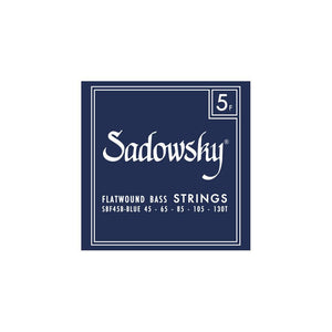 Sadowsky Blue Label Bass String Sets | Flatwound | 5-String | Stainless Steel