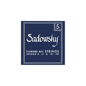 Sadowsky Blue Label Bass String Sets - Stainless Steel, Flatwound