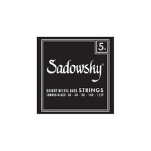 Load image into Gallery viewer, Sadowsky Black Label Bass String Sets | 5-String | Nickel
