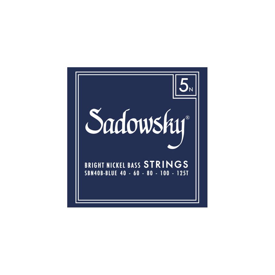 Sadowsky Blue Label Bass String Sets | 5-String | Nickel