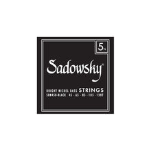 Load image into Gallery viewer, Sadowsky Black Label Bass String Sets | 5-String | Nickel
