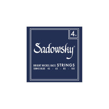 Load image into Gallery viewer, Sadowsky Blue Label Bass String Sets | 4-String | Nickel
