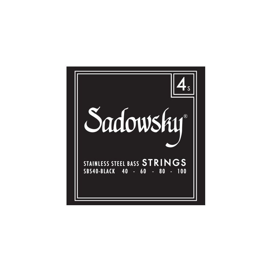 Sadowsky Black Label Bass String Sets | 4-String | Stainless Steel