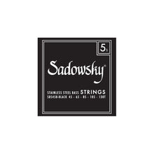 Load image into Gallery viewer, Sadowsky Black Label Bass String Sets | 5-String | Stainless Steel
